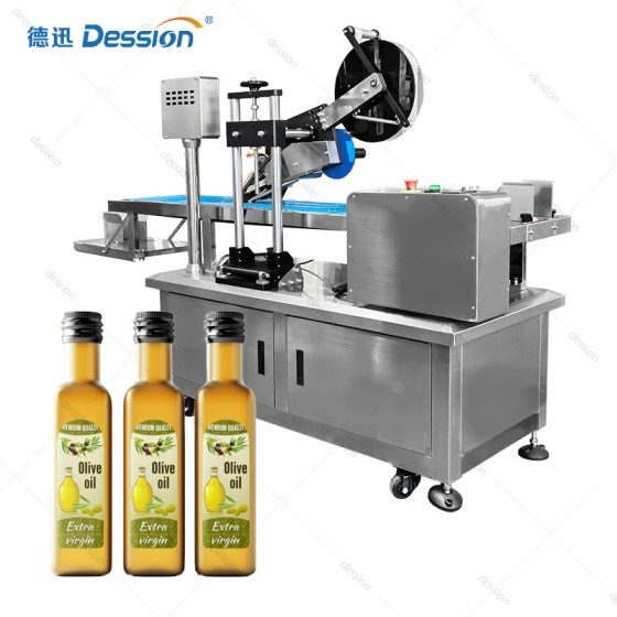 Automatic Labeling Machine for Square Edible Oil Bottles